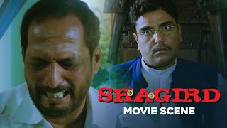 After Getting Slapped By The Minister Nana Patekar Bursts Into Tears  Shagird  Movie Scene [upl. by Enylhsa170]