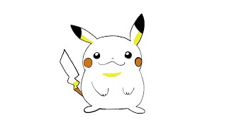 Pikachu Evolves in Pokemon Yellow animation [upl. by Markland]