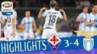 Fiorentina  Lazio 34  Highlights  Giornata 33  Serie A TIM 201718 [upl. by Rehpotsyrhc]