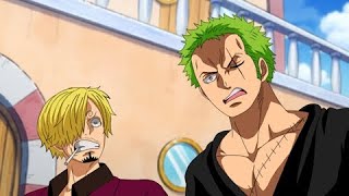 Sanjis reaction after Zoro is named Luffys first mate in One Piece [upl. by Mariana]