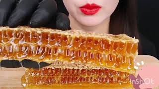 HONEYCOMB EATING ASMR 🍯🍯 [upl. by Caye]