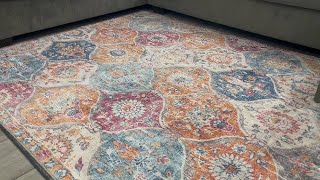 The only thing I do NOT like about this rug is  Lahome Moroccan Trellis Area Rug Review [upl. by Anis15]