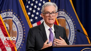 WATCH LIVE Federal Reserve Chair Powell holds news conference following interest rate meeting [upl. by Ynaffets]