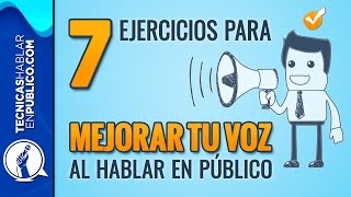 Oratoria Curso para Hablar en Publico 7 Ejercicios para Mejorar la Voz  Tecnicas de Volumen 147 [upl. by Masson]