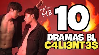 TOP 10 DRAMAS BL más C4Ll3NT3 de la HISTORIA [upl. by Nimsaj]