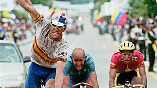 El mundial de CICLISMO mas ÉPICO fue en COLOMBIA  Induraín Y Olano Destruyeron el pelotón [upl. by Mckee45]