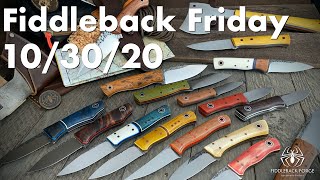 Fiddleback Friday 103020  Fiddleback Forge Handmade Knives [upl. by Atiuqrahc667]