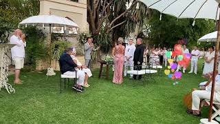 El mejor maestro de ceremonias  Sevilla  Emocionante ceremonia de boda [upl. by Idnaj961]