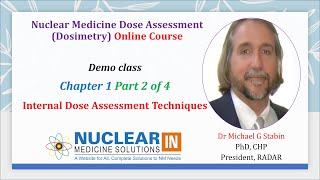 Nuclear Medicine Dosimetry Demo Class part 2 [upl. by Aztilem]