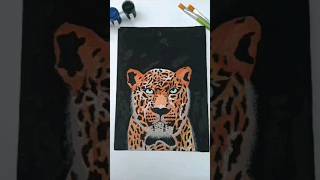 leopard drawing part 1 😯 part drawing youtube shorts [upl. by Eikin]