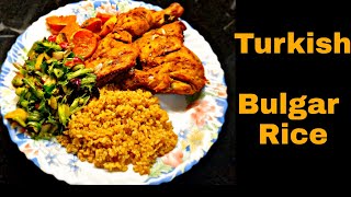 Turkish Bulgur Rice  Bulgur Rice Recipe [upl. by Nilak166]