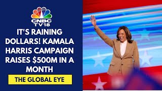 Kamala Harris Raises 500 M In A Month Takes Lead Over Donald Trump Assessing The Impact [upl. by Snej]