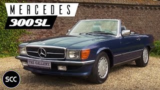 MERCEDES 300 SL 1986  Modest test drive  MercedesBenz W107 engine sound  SCC TV [upl. by Aicilram]