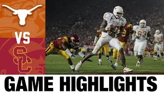 1 USC vs 2 Texas  2006 Rose Bowl Highlights  2000s Games of the Decade [upl. by Jammal167]