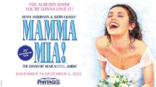 Mamma Mia • November 14 December 3 2023 • Hollywood Pantages Theatre [upl. by Ocirnor]