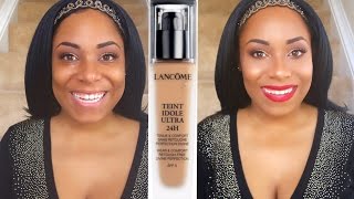 Foundation Review amp Demo Lancôme Teint Idole Ultra Lia Lavon [upl. by Htims]