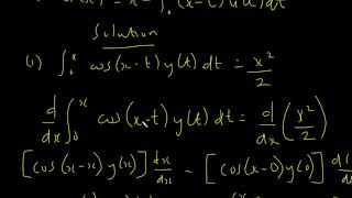 Solution to Volterra Integral Equation Example 1 [upl. by Dilly]