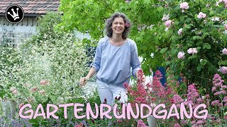 GARTENRUNDGANG in meinem DekoideenReich  Gartengestaltung  Tipps und Dekoideen  Garten im Sommer [upl. by Shugart]