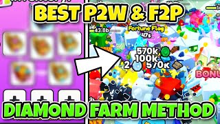 Best P2W amp F2P Diamond Farm Method in Pet Simulator 99 💎40MDay F2P [upl. by Agem]