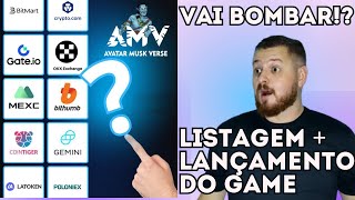 LANÇAMENTO DO GAME  LISTAGEM EM CEX  AVATAR MUSK VERSE VAI BOMBAR [upl. by Arrol]