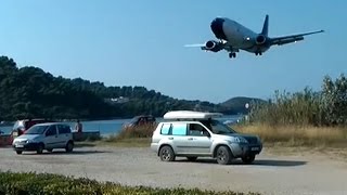 St Maarten at Skiathos  Amazing low landings Part 2 1080p [upl. by Carissa]