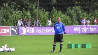 Eerste training Ronald Koeman als trainer van Feyenoord  25 Juli 2011 [upl. by Bud]