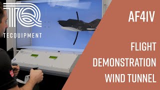 Flight Demonstration Wind Tunnel AF41V  Aerodynamics  TecQuipment [upl. by Nomyad]