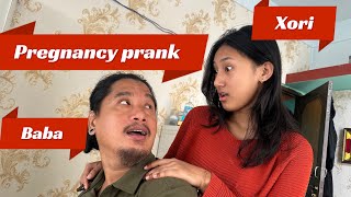 PREGNANCY PRANK BABA XORI LAI🤭mayagurung9799 [upl. by Nanine]