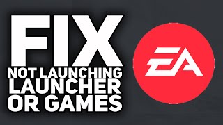 How To Fix EA Launcher Not Launching Games 2 SOLUTIONS  2023 Easy [upl. by Aener4]