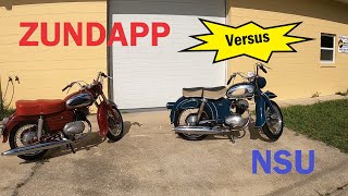 ZUNDAPP CHALLENGER VERSUS NSU MAXI  Part 1 [upl. by Sausa73]