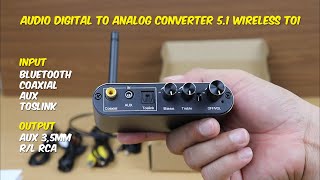 Bluetooth Receiver Audio Digital to Analog Converter 51 Wireless T01  Gudang Barang [upl. by Stelu]