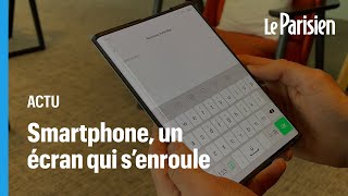 LOppo X le prototype de smartphone à lécran enroulable [upl. by Obocaj]