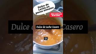 Como hacer Dulce de leche Fácil rápido y con pocos ingredientes [upl. by Atlee379]