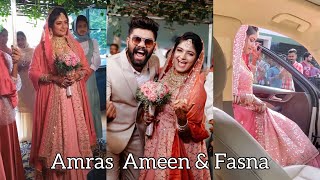 Amras Ameen amp Fasna febin wedding  Amras Ameen wedding video [upl. by Shayn]