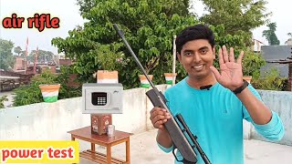 Air rifle power test  vx100 spartan power test काफी पावरफुल एयर राइफल है।air gun air rifle [upl. by Gannie]