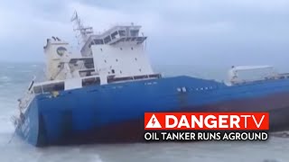 Oil Tanker Runs Aground  The Salvage Masters [upl. by Arnst]