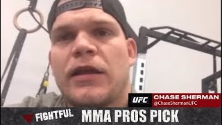 MMA Pros Pick  Michael Bisping vs Kelvin Gastelum UFC Fight Night 122 [upl. by Corwin]