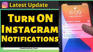 How to Enable Instagram Notifications on iPhone 2024 [upl. by Azenav505]