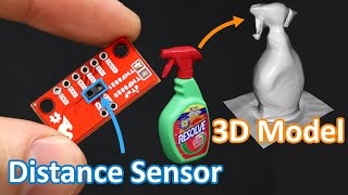 3D Reconstruction with a Tiny Distance Sensor [upl. by Alonzo]