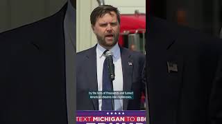 JD Vance speaks to supporters in Kent County Michigan [upl. by Harp]