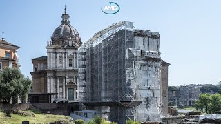 Arco di Settimio Severo  Il ponteggio Layher di Amg International [upl. by Carmelle718]