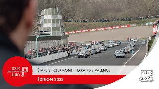 Tour Auto 2023  Étape 3 ClermontFerrand  Valence [upl. by Dinse]