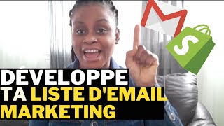 COMMENT FAIRE GRANDIR SA LISTE DEMAIL MARKETING [upl. by Burney]