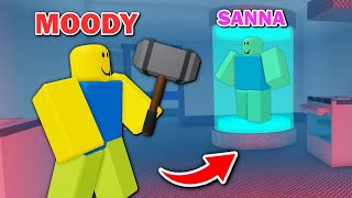 Playing Flee The Facility As NOOBS Roblox [upl. by Derrik851]