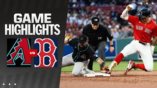 Dbacks vs Red Sox Game Highlights 82324  MLB Highlights [upl. by Aloek]