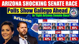 ARIZONA SENATE 2024 GALLEGO vs LAKE – Who’s Leading [upl. by Alesig]