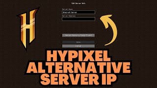 Minecraft Hypixel Alternative IP Address [upl. by Line]