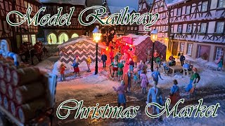 Lets Build a Model Railway Christmas Market [upl. by Gilles852]