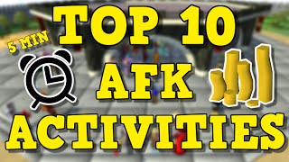 OSRS Top 10 AFK Activities  AFK Money Making Guide [upl. by Addy754]