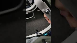 How to lift up the arm rest on the aisle seat on United Airlines [upl. by Broucek]